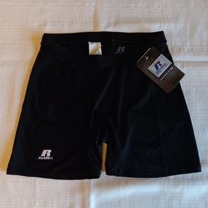 Russell Athletic Yoga Bike Shorts - Black - Size MEDIUM